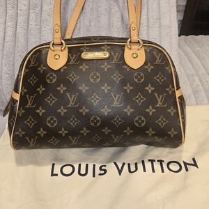 Louis Vuitton Monogram Montorguiel Handbag